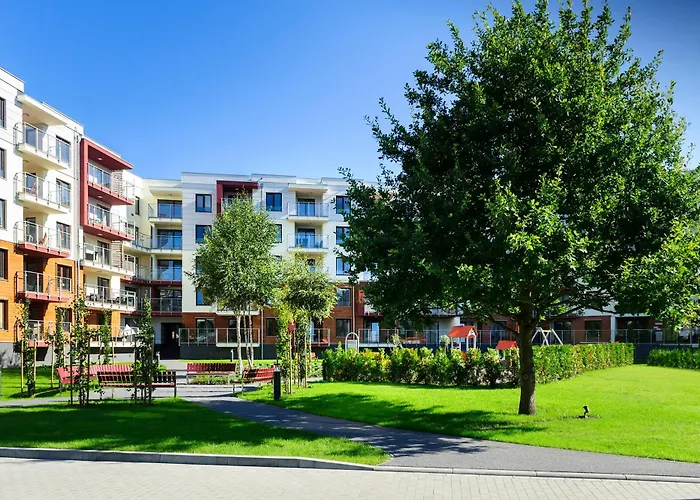 Blue Mare Polanki Park Family, 350 M Baltic Sea Lejlighed Kołobrzeg